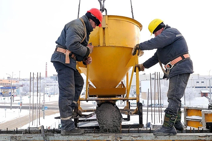 Бетонирование в зимнее время