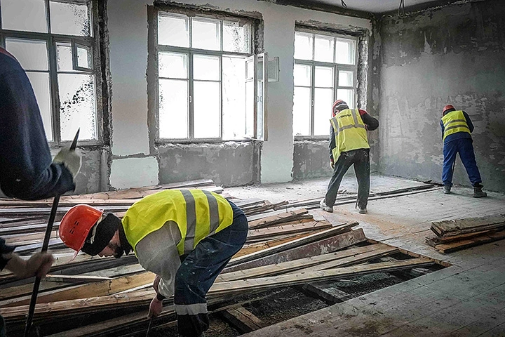 Демонтаж перектрытий
