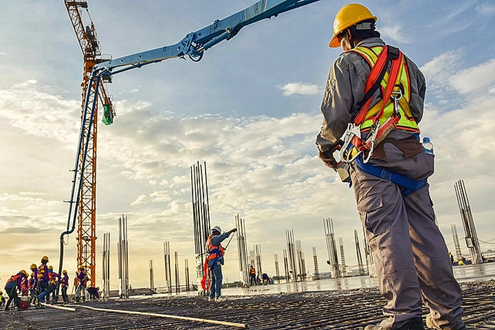 Укладка бетонной смеси