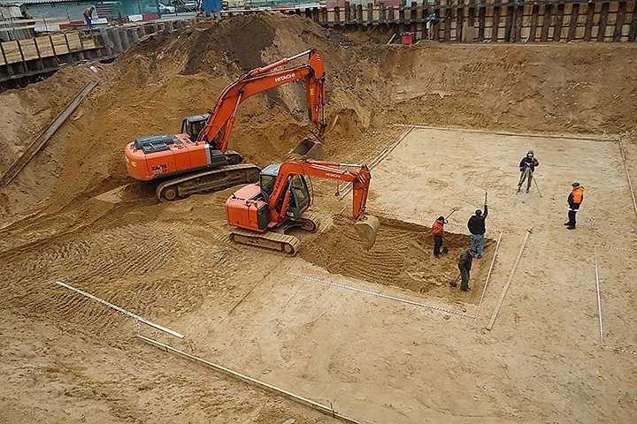 Разработка котлована