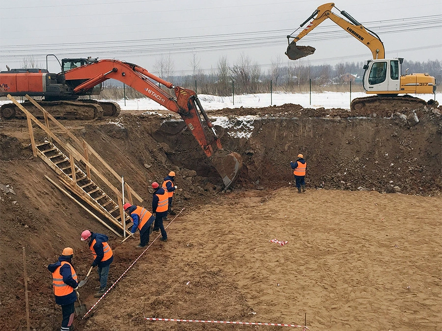 Земляные работы в зимний период